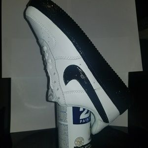 Nike Air Force one Low White & Custom Black
